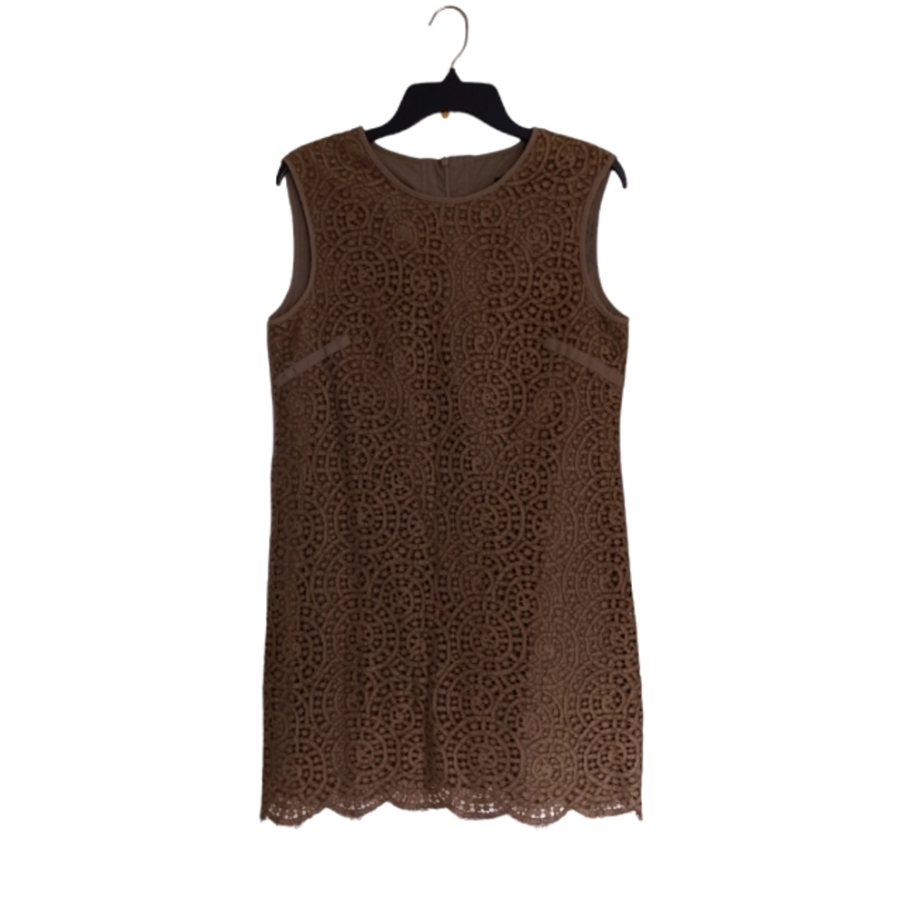 Jenni Kayne Olive Green Eyelet Shift Dress - Picture 1 of 11